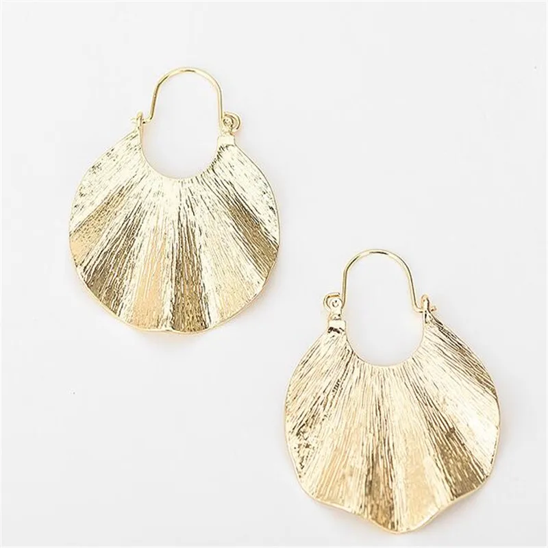 JINSE модные стильные золотые геометрические серьги в форме капли Винтажные из