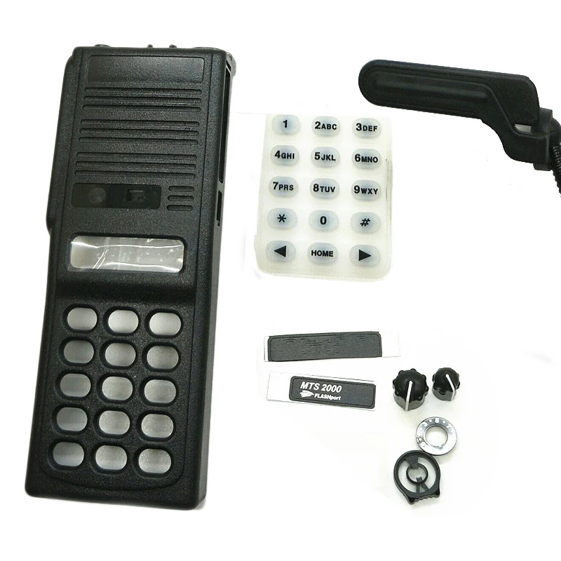 Complete Radio Service Parts Front Case Housing Cover Refurb Kit for Motorola Walkie Talkie Two Way Radio MTS2000 MTX838