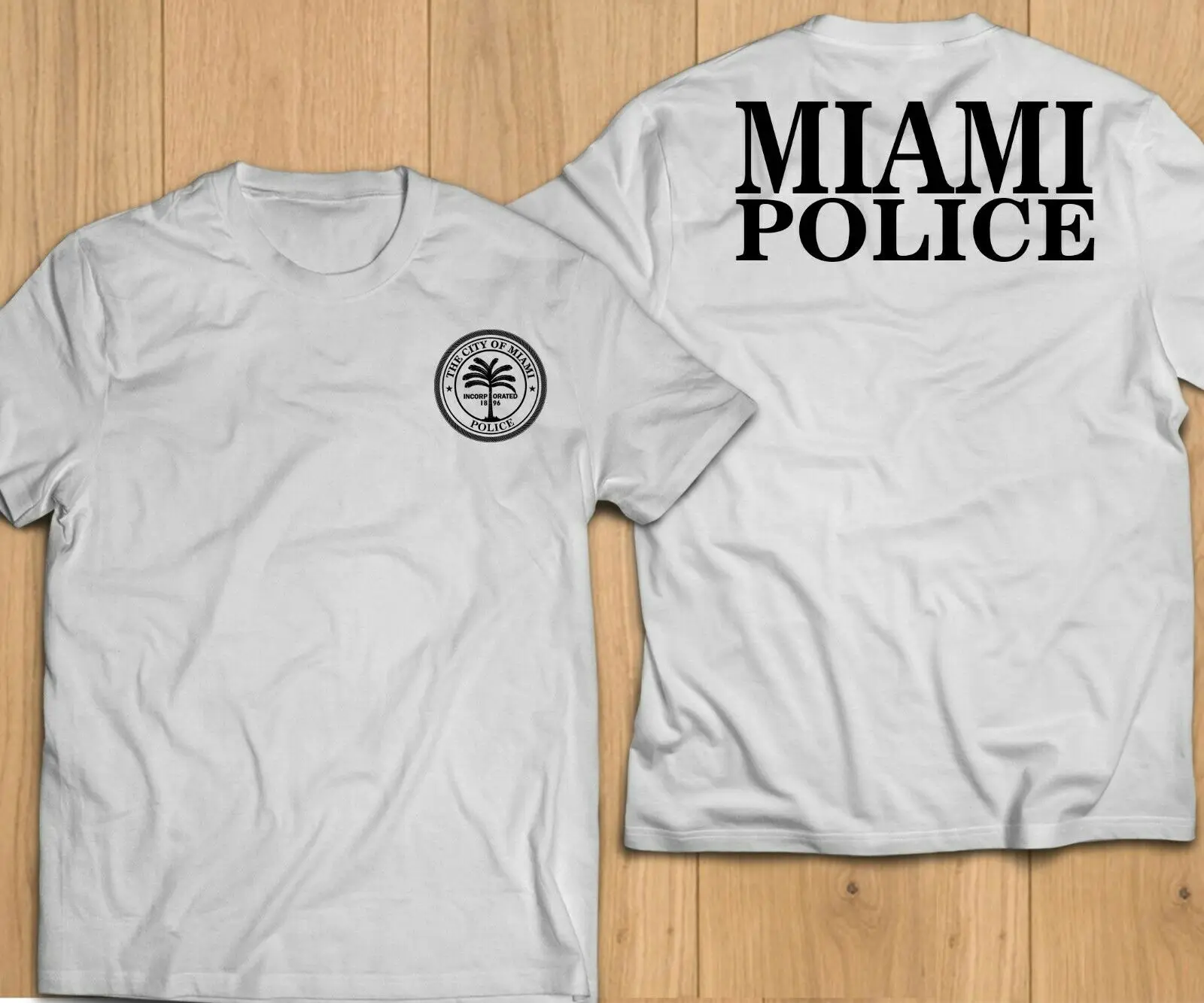 Город Майями, Флорида, Отдел полиции, спасательный отдел, Заказная футболка, футболка