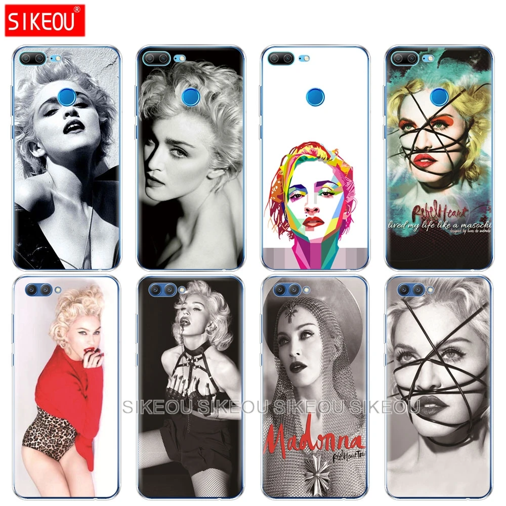 

Silicone Cover phone Case for Huawei Honor 10 V10 3c 4C 5c 5x 4A 6A 6C pro 6X 7X 6 7 8 9 LITE Singer Madonna