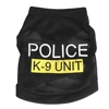 Police Suit Cosplay Dog Clothes Black Elastic Vest Puppy T-Shirt Coat Accessories Apparel Costumes  Pet Clothes for Dogs Cats ► Photo 2/6