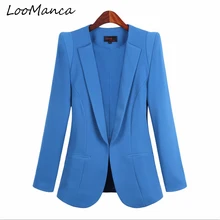 Костюм женский тонкий пиджак офисный элегантный Блейзер размера плюс официальная Женская рабочая одежда деловой костюм женские блейзеры Femenino