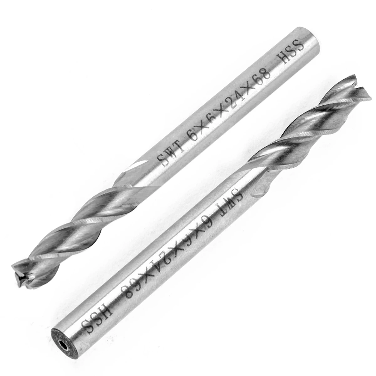  1pc 3 Flutes HSS End Mill 6mm Shank CNC Milling Cutter Mayitr For Power Tools