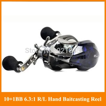 

Free Shiping Bait Casting 6.3:1 Ratio 2000 Gear 10+1 BB Lure Reel baitcasting Left/Right Reel Bag Low Profile Fishing Tackle