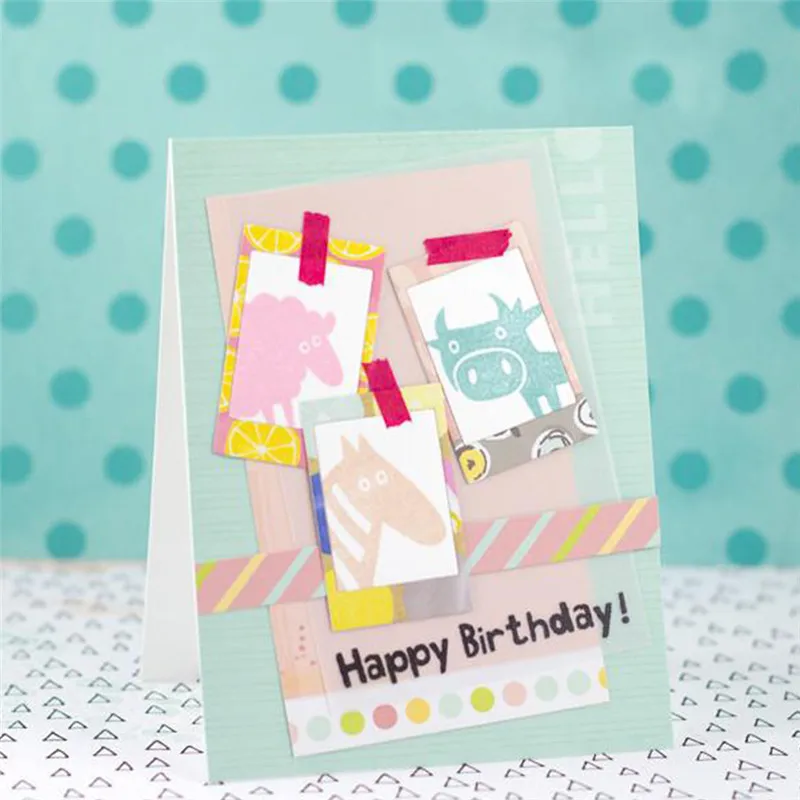 

Hey Hi Hello Dies Metal Cutting Dies Frame for DIY Scrapbooking Card Making Album Embossing Crafts Die Cut New Craft