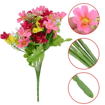 

1 bunch 28 Heads Artifical Flower Silk Chrysanthemum Flower Bouquet DIY Home Wedding Party Decor