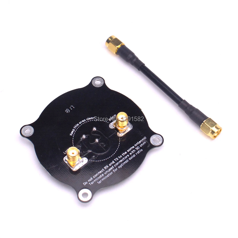 

5.8GHz Triple Feed Patch Antenna SMA / RP SMA Directional Circularly Polarized Antenna for FPV RC Drone