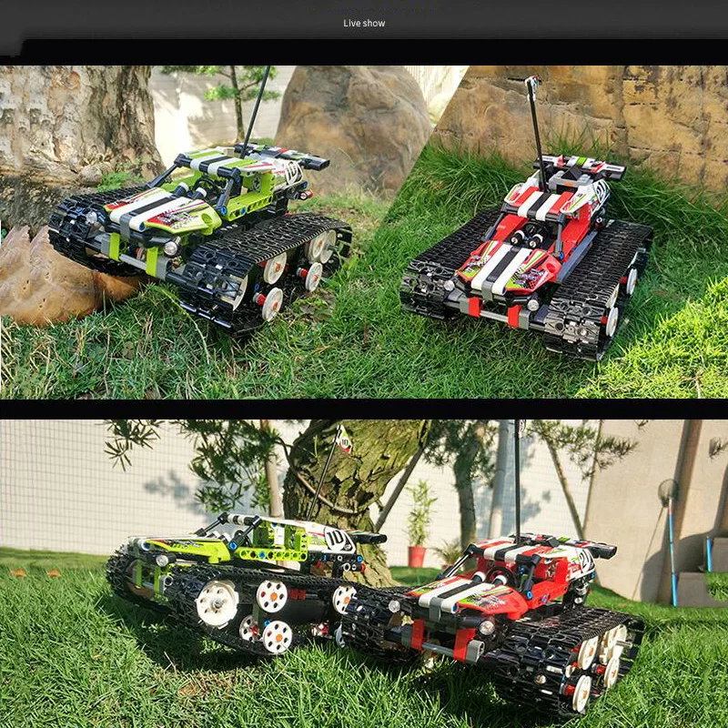 Technic Series The RC Cars Remote-control Race Car Set Building Blocks Bricks Educational Toys Compatible with educational toys 