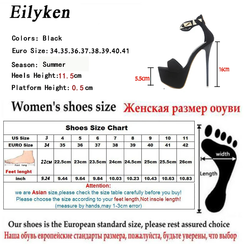 Eilyken/2021 г. Летние женские сандалии гладиаторы Туфли лодочки для клубов вечеринок