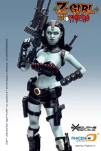 1/6 scale figure doll Zombie Girl with 2 head seamless body female 12″ action figure doll Collectible Figure Plastic Model Toys
