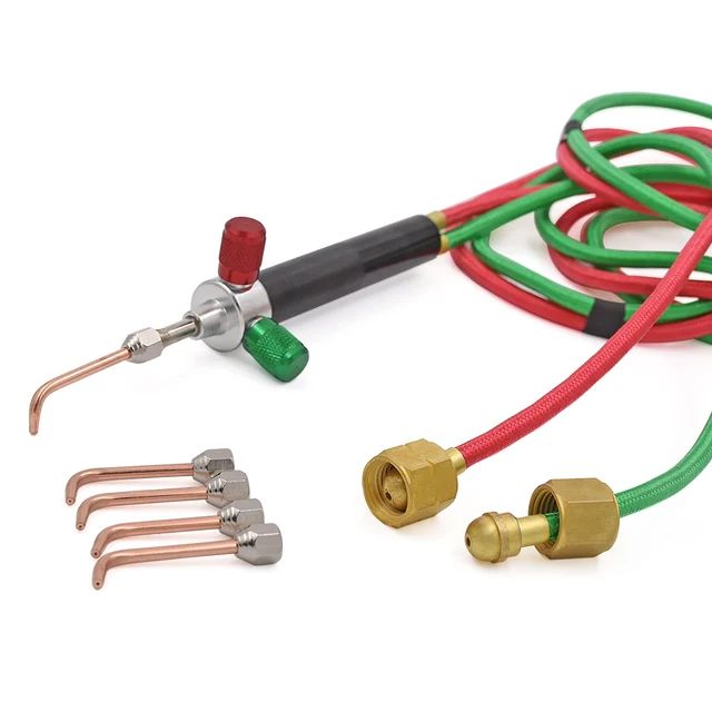 Mini Gas Welding Torch For Gold Silver Soldering Torch With 5 Tips and