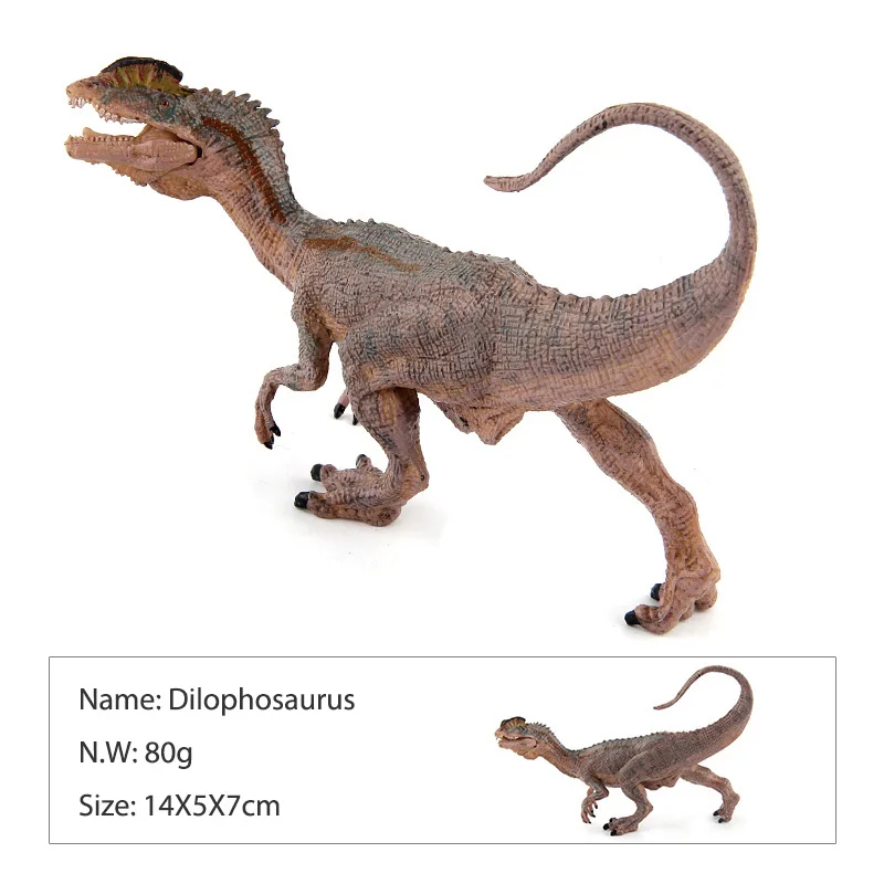 Jurassic World Park Dinosaur Toys Model Carnotaurus Dilophosaurus Velociraptor PVC Action Figure Mandible Movable Dinosaurs Gift (10)