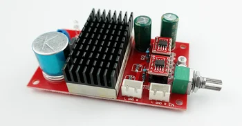 

OPA2134 vehicle mounted power amplifier board using isolated power supply module