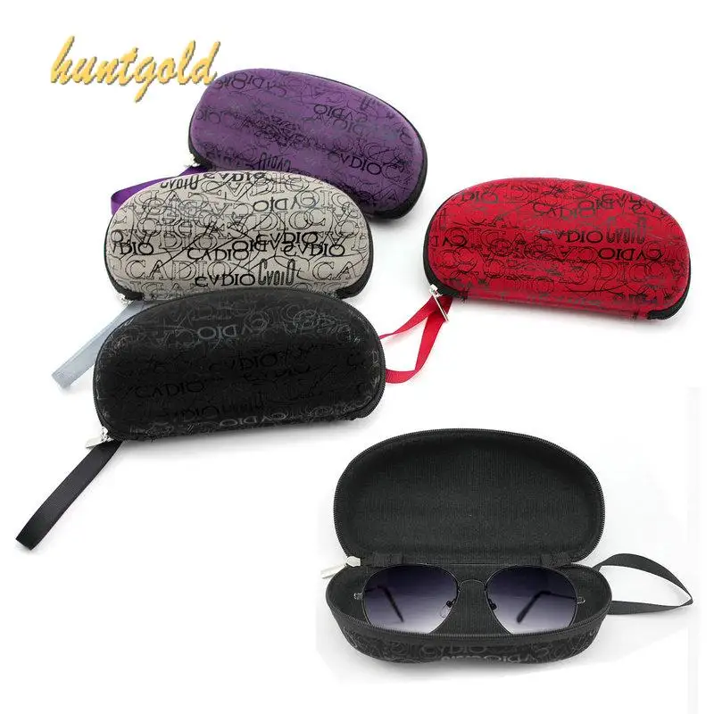 

Portable Peanut Shape Hard Zipper Eye Glasses Sunglasses Box Glasses Case Protect Holder Box