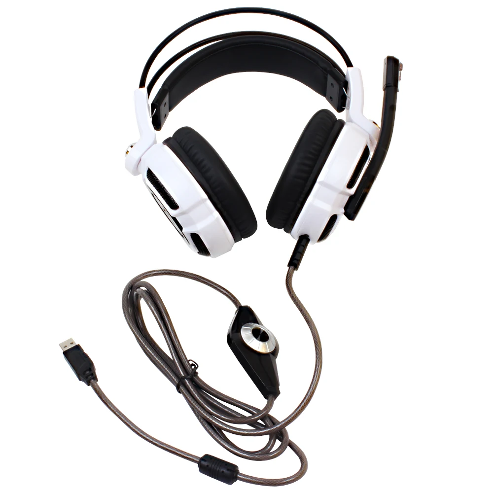 XIBERIA K3 Over ear игровая стереогарнитура USB ПК наушники с светодио дный огни|pc