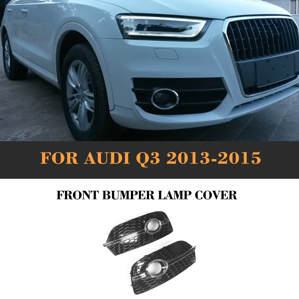 ABS Front Fog Light Covers Lamp Masks Trim Lower Grill for