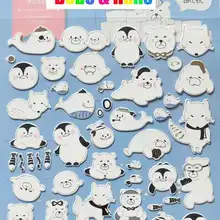 Новинка, 1 шт./компл., Милая бумажная наклейка для скрапбукинга, украшения, этикетки