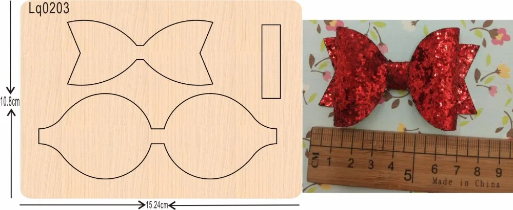 

Fire-red bow Wood Mould is compatible with most leading machines Mold thickness: 15.8mm