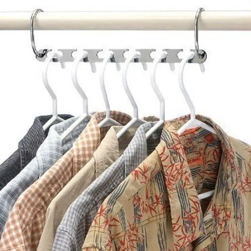 

2/4pcs Metal Clothes Hangers Shirts Tidy Hangers Closet Space Saving Practical Racks Clothing Organizer Hangers for Clothes