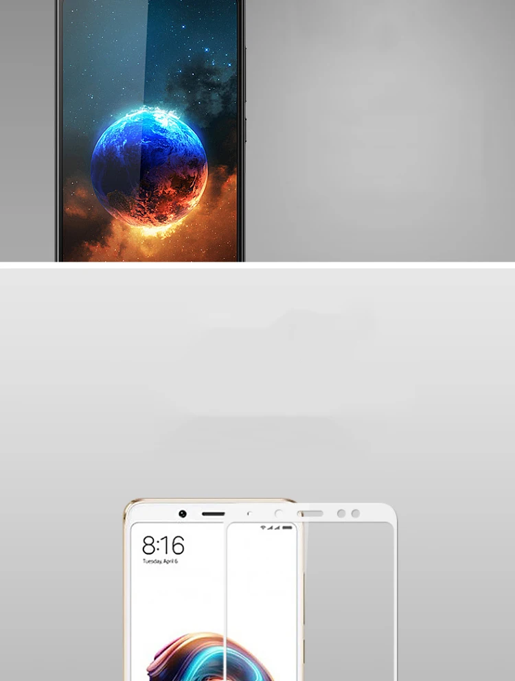 Xiaomi redmi note 5 стекло закаленное стекло полное покрытие xiaomi redmi note 5 Защита экрана ультра тонкий redmi note 5 5D изогнутый mofi