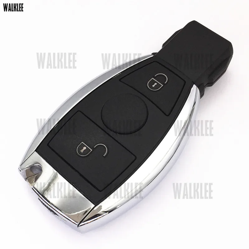 WALKLEE 2 кнопки Smart Remote Key подходит для Mercedes Benz заменить BGA и NEC стилей 2000 года и после