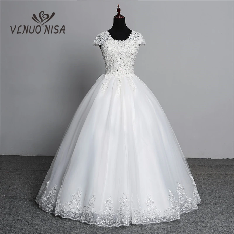 Бальное платье реальные изображения Vestido De Novia Тюлевое свадебное 2018 с блестками