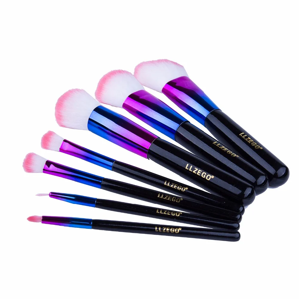 

Powder Foundation Eyebrow Face Makeup Brushes make up set Cosmetic brush tool kit with Cosmetic powder puff