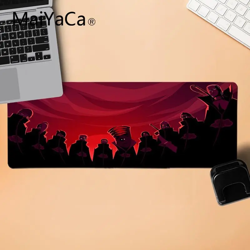 MaiYaCa Лидер продаж Акацуки обои индивидуальные коврики для мыши компьютер Аниме Коврик для мыши и ноутбука прочный резиновый коврик для мыши - Цвет: LockEdge 30X90cm