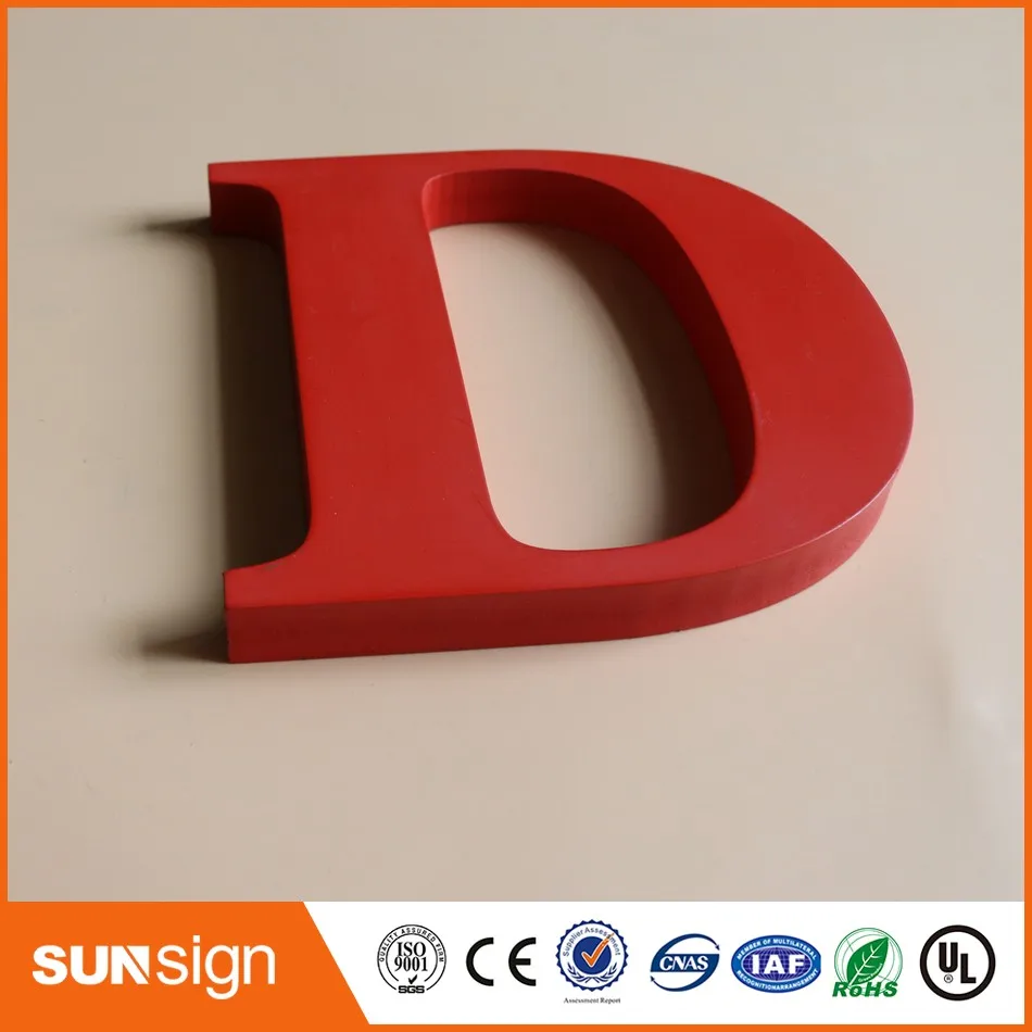 Custom A to Z car painted wood letters sign for home decoration-in