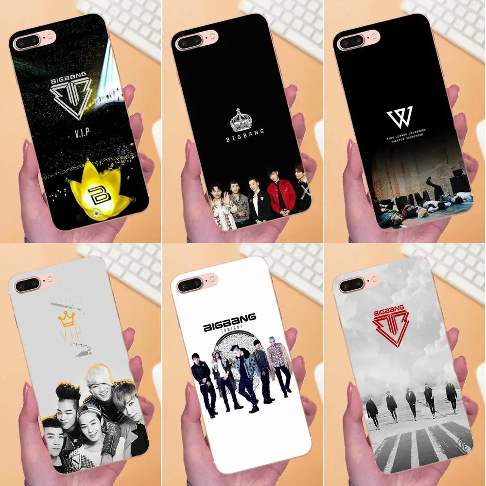ТПУ чехол накладка с принтом Kpop Bigbang логотип VIP для Galaxy A3 A5 A7 On5 On7 2015 2016 2017 Grand Alpha G850