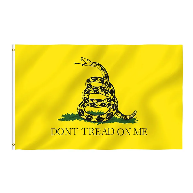 

Flag Yellow Snake Tea Party Culpeper Dont Tread On Me Flag Banner Decoration Drop Shipping 8A17