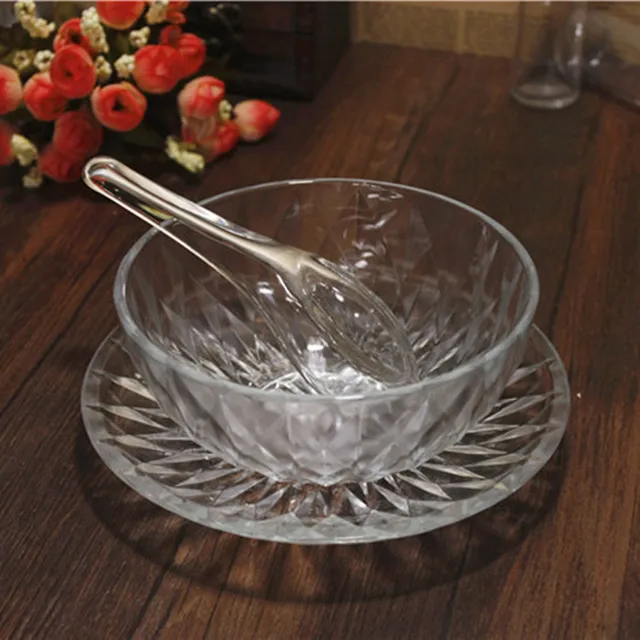 Lead free crystal glass kitchen utensils spoons spoon 10in Dinnerware