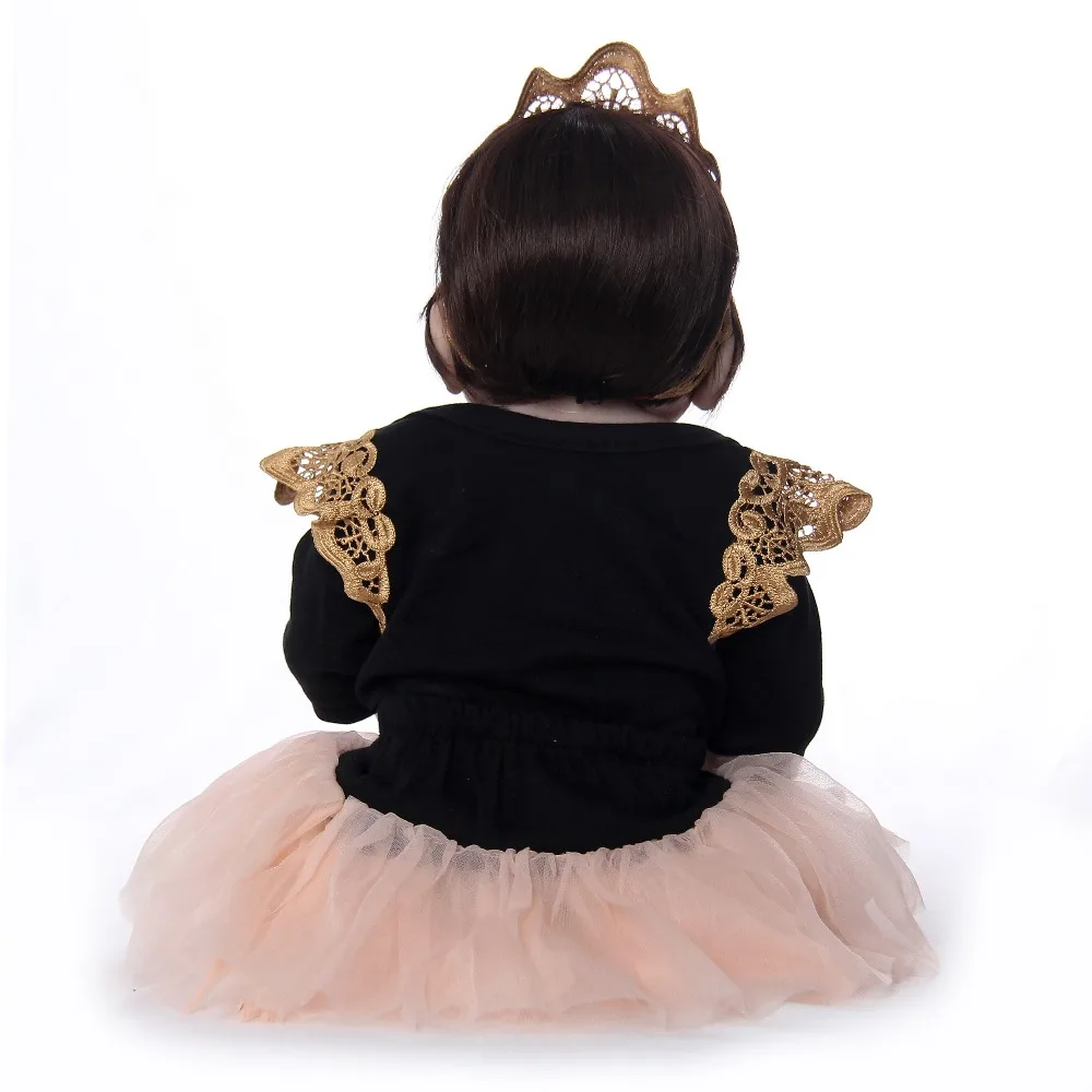 Новейший стиль, куклы Reborn Baby, 23 дюйма, полностью силиконовые, виниловые, ручной работы, для новорожденных, принцесс, девочек, куклы, игрушки для продажи, детские подарки на день рождения