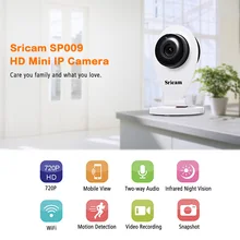 New version Sricam SP009 HD IP Camera IR Cut Wifi Network Wireless Camera 720P CCTV Security