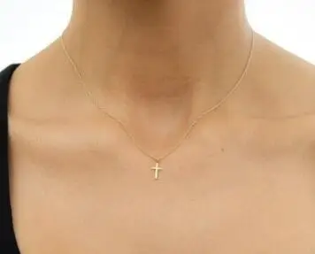

Tenande 2 Color Punk Shiny Cross Choker Necklaces & Pendants for Women High Quality Birthday Party Jewelry Gifts Femme Colar
