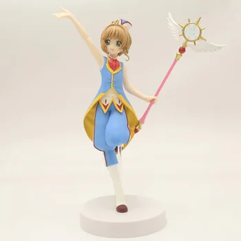 

Anime Cardcaptor Sakura Kinomoto Sakura PVC Action Figure Collectible Model doll toy 22cm