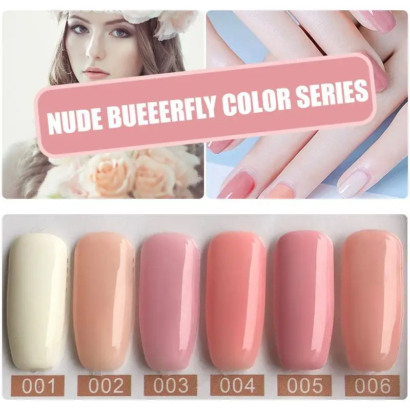 

MIZHSE 7ml Gel Nail Polish Nude Gel Varnishes Set Long-Lasting Nagellak Gel Esmalte Para Unha Acrylic Nail Paints Set Gellak UV