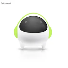 [Бело-Зеленый] робот компьютер звук ноутбук мини звук настольный компьютер USB динамик