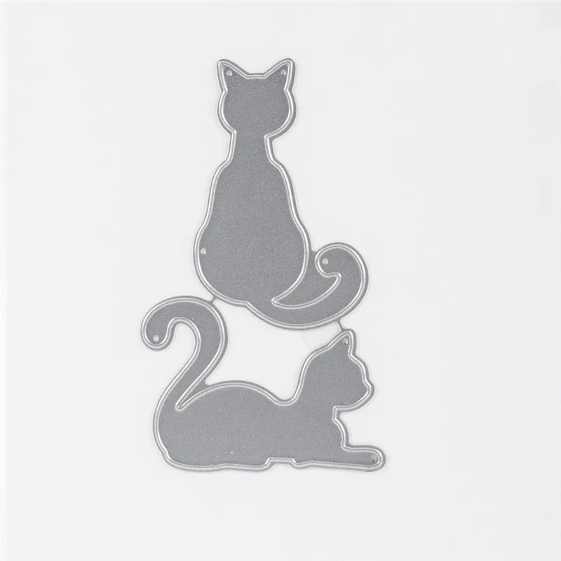 

Eastshape Cats Die Metal Cutting Dies for Scrapbooking New 2019 Craft Dies Cuts for Card Making Stitch Troqueles Stencil