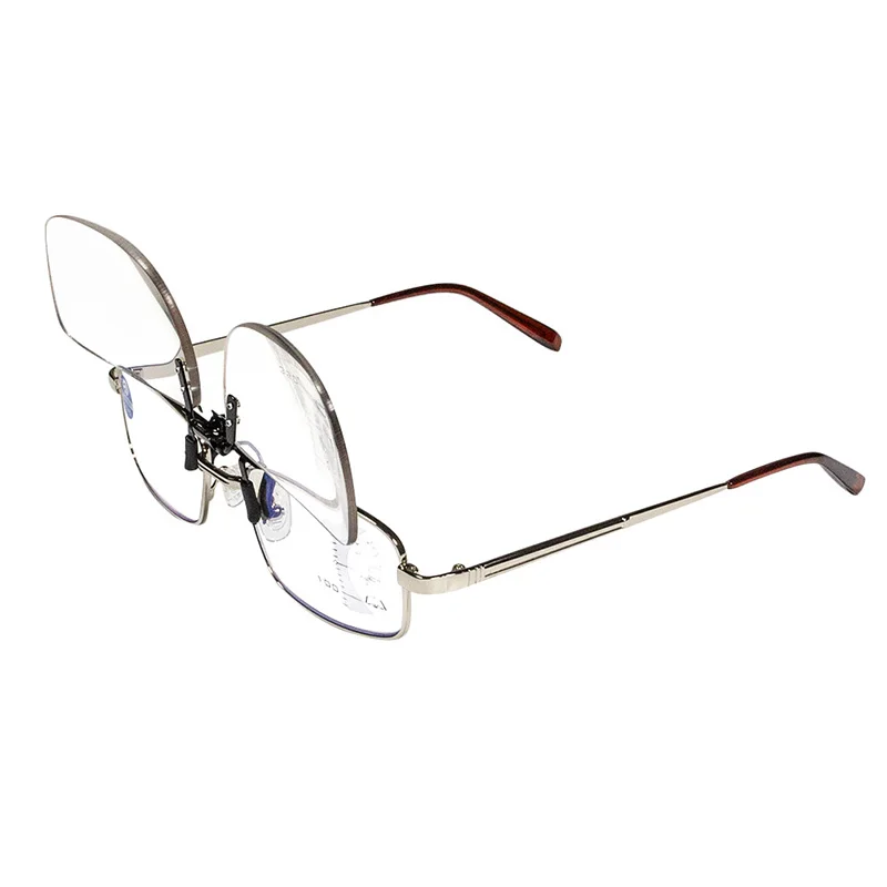 Soxick Women Cilp On Reading Glasses Clip Eyewear Unisex Progressive Multifocal Anti-Blue UV Men Sunglasses Mirror Sport Fishing