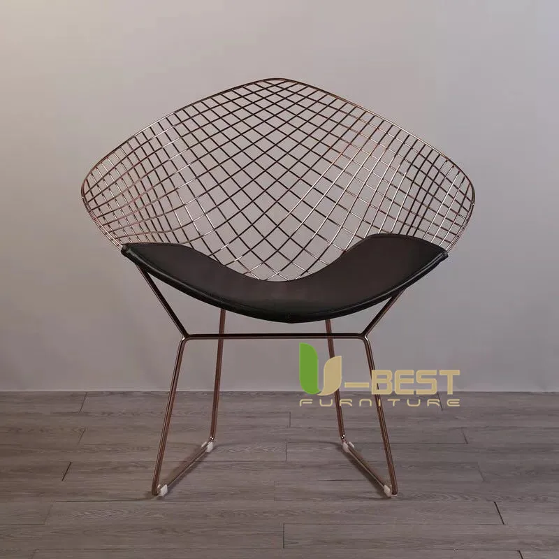 U-BEST Bertoia алмаз кресло для отдыха, Гарри бертоя стиль провода уличное кресло обеденный chiar