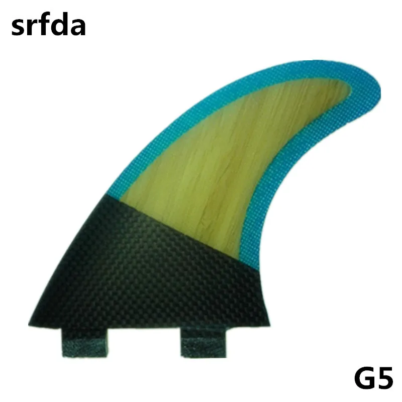 Srfda Бесплатная доставка best выбор для FCS размер коробки G5 плавники для серфинга/высокая производительность sup серфинга серфинг плавники