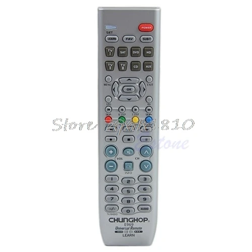 8 в 1 умный пульт дистанционного управления для TV SAT DVD CD AUX VCR распродажа и Прямая