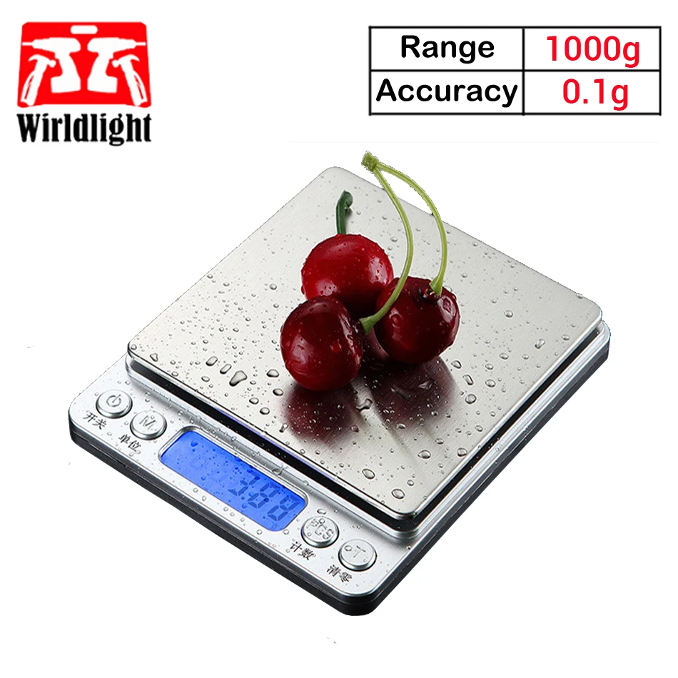 

1000g 0.1g Digital Scales Balanca Electronic balance kitchen scale Electronic scale grams LCD coffee Weighing Scale for food