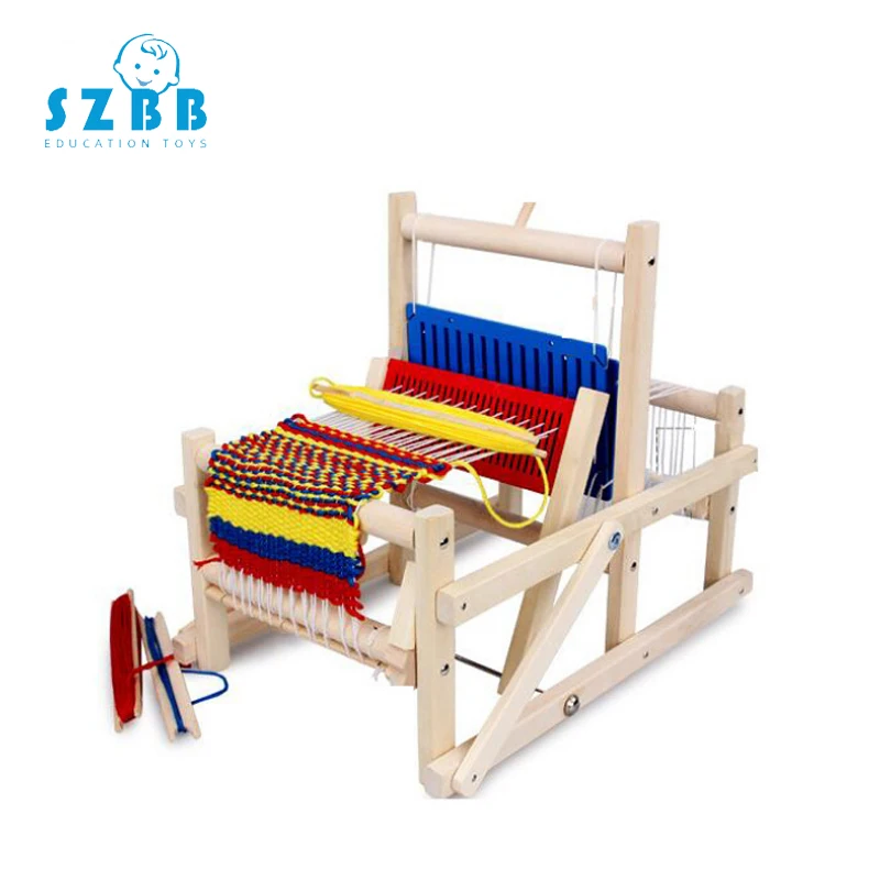

SZ STEAM Children's Sewing Machine Loom Toys Children's Manual Diy Woven Toy Loom Kindergarten Teaching Aids SZ3367