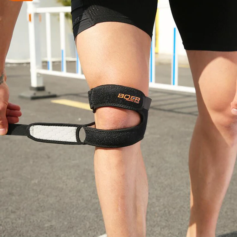 2 шт. эластичные наколенники Patella поддержка регулируемое колено ползунки защитная лента волейбол наколенник Спортивная безопасность коленные накладки