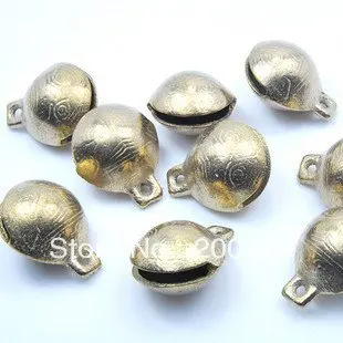 

NBB341 Nepal brass bells 6#,Dia.25mm,50pcs lot,dragon windbells,best offer Coppr Golden Metal Beads