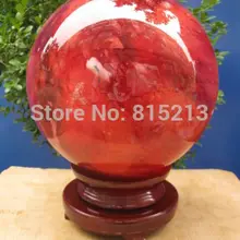 Ddh001025 SMELT КВАРЦЕВЫЙ красный ШАР с подставкой
