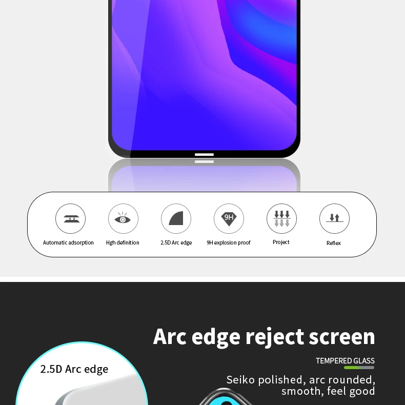 Для huawei Nova 5i P20 lite закаленное стекло Полное покрытие экрана закаленное стекло для huawei Nova 5i защита экрана