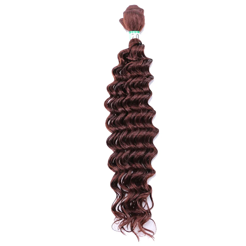 Натуральные волнистые волосы ANGIE, 16, 18, 20 дюймов, доступные синтетические пряди волос, 1 пучок/упаковка, чистый цвет - Цвет: #33